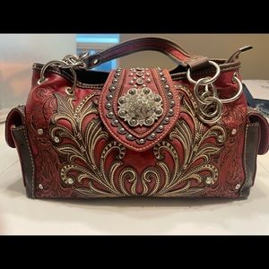Western Purse - country purse - red purse